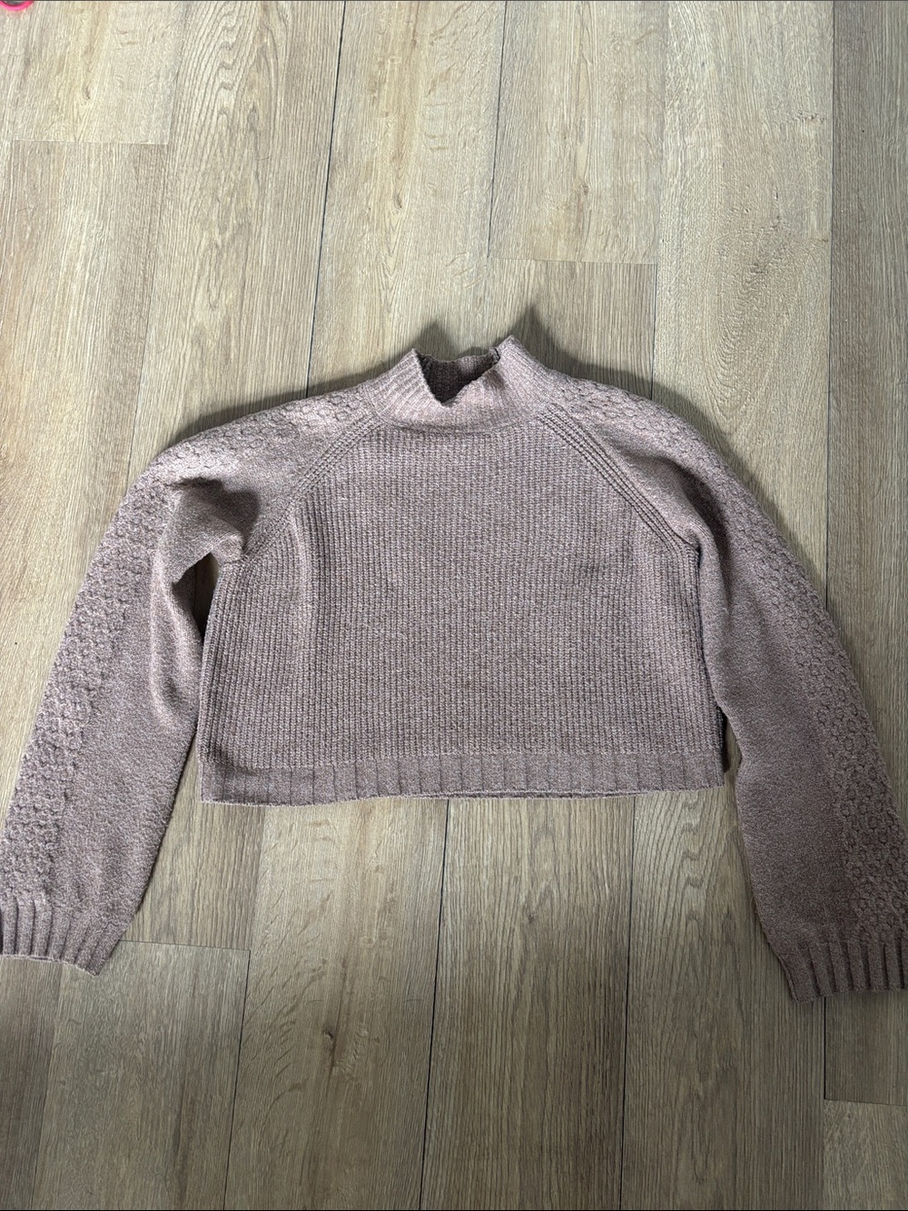 wild fable Mock Neck Cropped Sweater